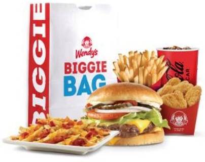 Biggie Bag + Bacon Cheese Fries