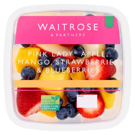 Waitrose Pink Lady Apple, Mango, Strawberries & Blueberries
