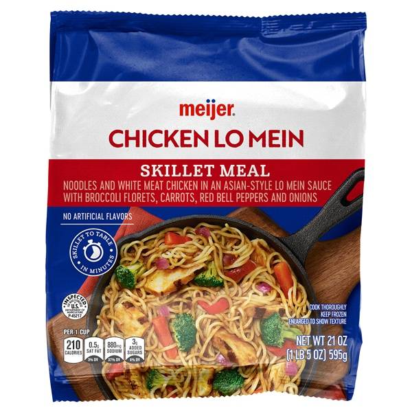 Meijer Chicken Lo Mein Skillet Meal