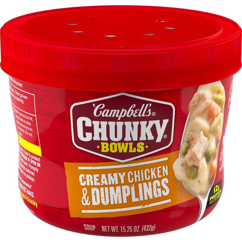 Campbell's Chunky Creamy Chicken & Dumplings Soup (15.3 oz)