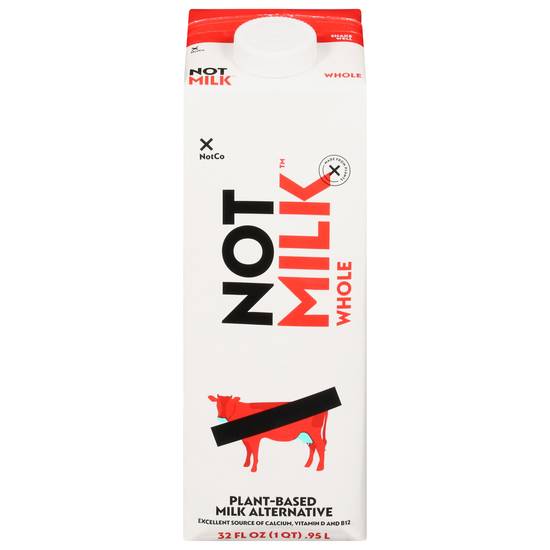Notco Not Milk Plant-Based Whole Milk Alternative (32 fl oz)