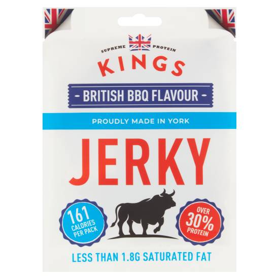 Kings British Bbq Flavour Jerky 60g