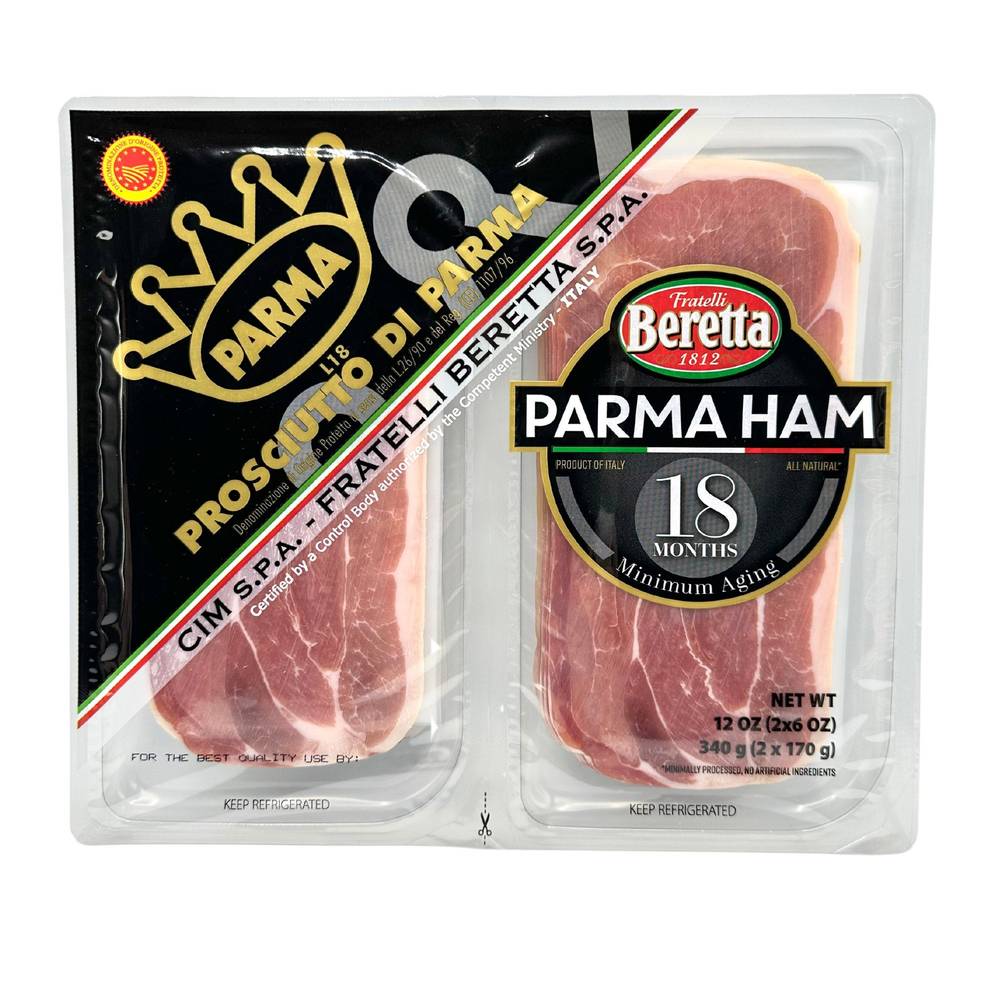 Fratelli Beretta Prosciutto Di Parma, 6 oz, 2-count