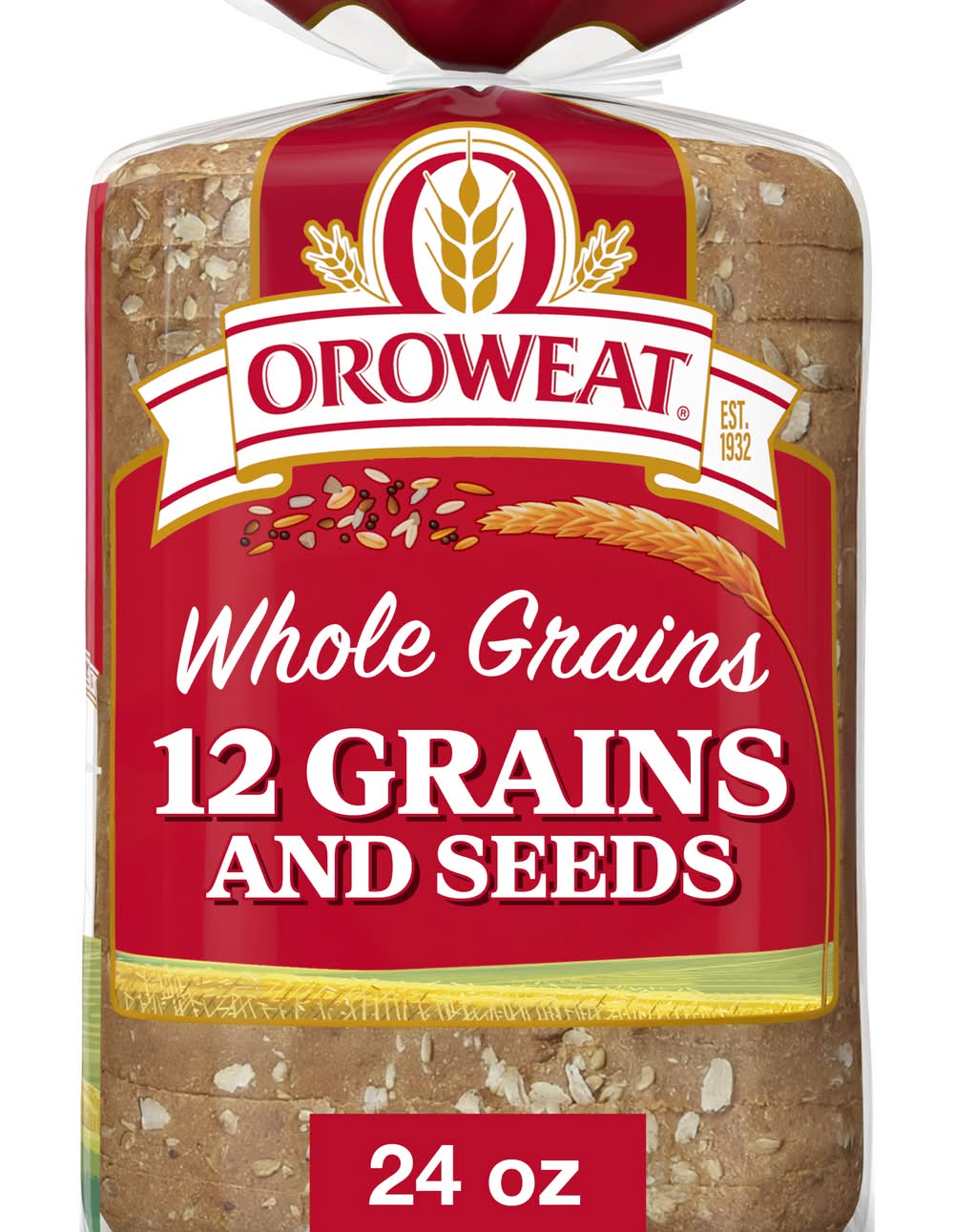 Oroweat Whole Grains 12 Grain & Seeds Bread (24 oz)