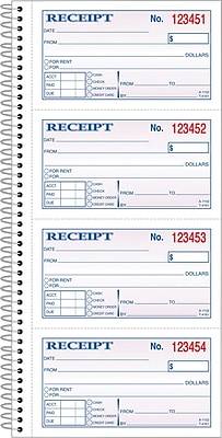 Adams 2-part Carbonless Receipt Book