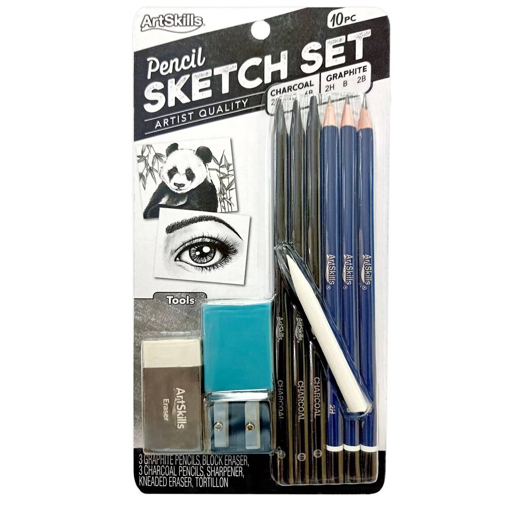 ArtSkills Pencil Sketch Set, 10 pcs