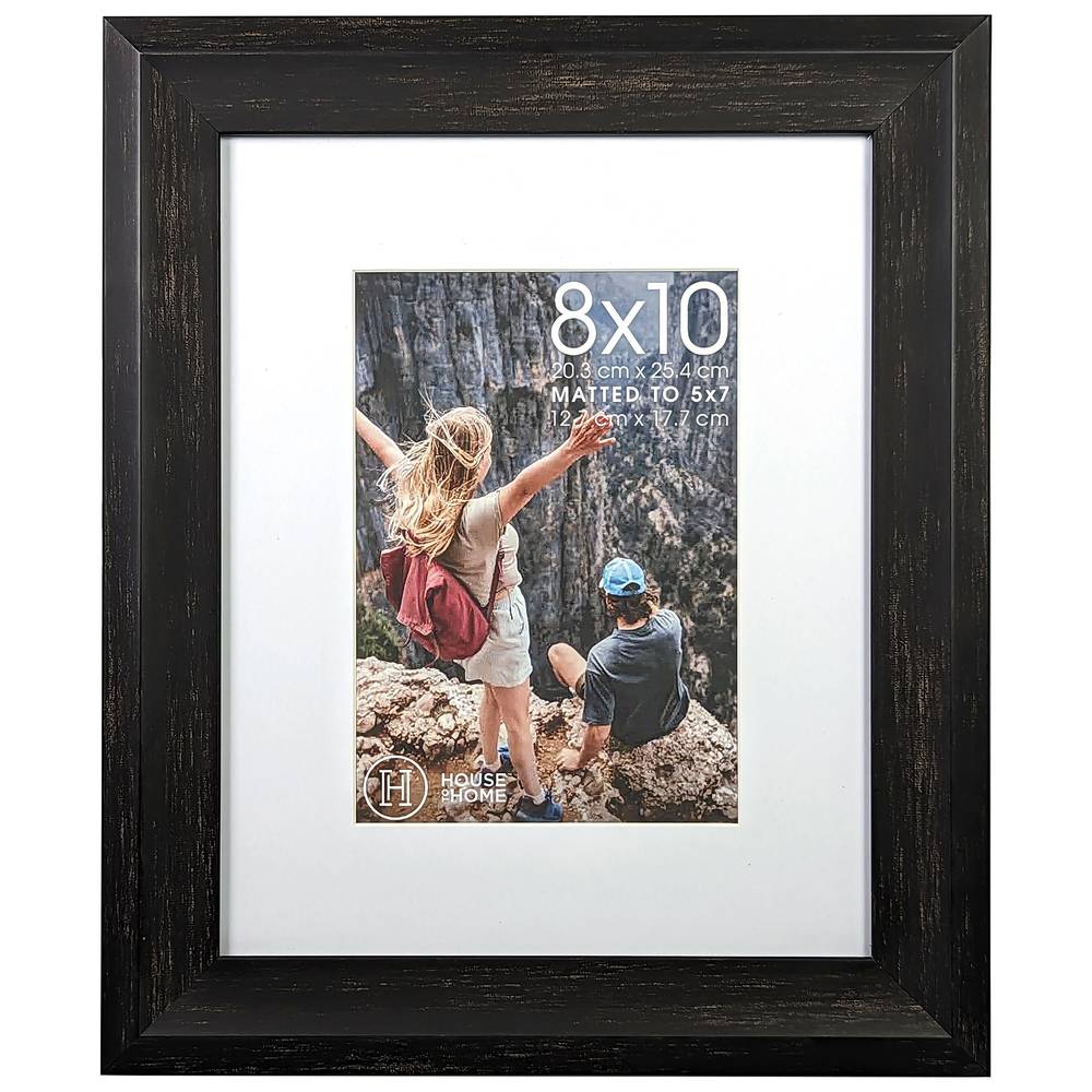 House to Home Black Wood Picture Frame, 8x10