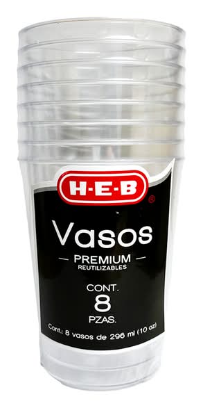 H-E-B · Vasos desechables premium (300 g)