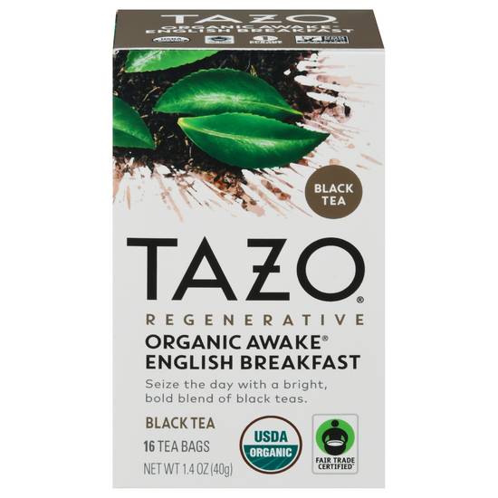 Tazo Organic Awake English Breakfast Black Tea Bags (1.4 oz)