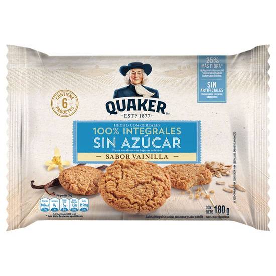 Galletas La Integral Sin Azúcar Sabor Vainilla, 60 gr.