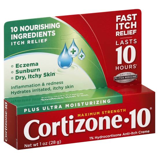Cortizone 10 Plus Ultra Moisturizing Itch Relief Creme
