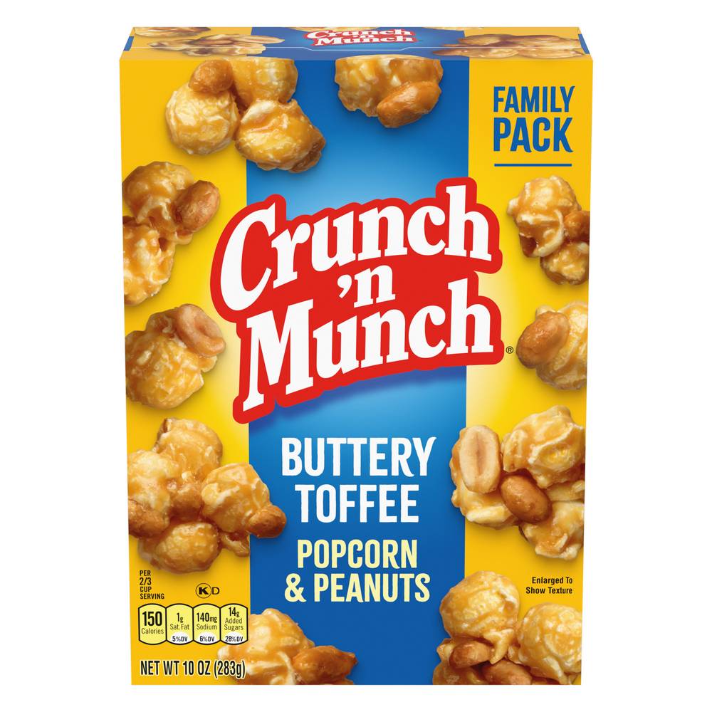 Crunch 'n Munch Buttery Toffee Popcorn With Peanuts (10 oz)