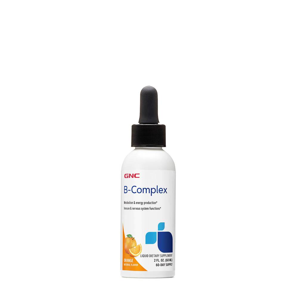 GNC B-Complex Liquid, Orange (2 fl oz)