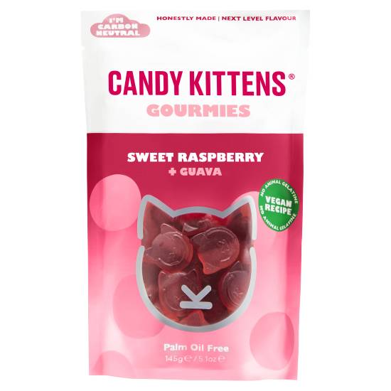 Candy Kittens Sweet Raspberry & Guava Gummies
