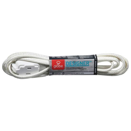 Globe Designer Fabric Covered Extension Cord