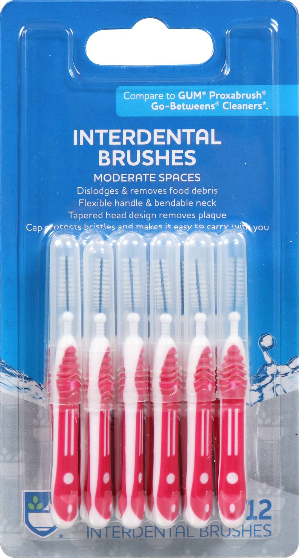 Rite Aid Interdental Moderate Space Brushes (12 ct)