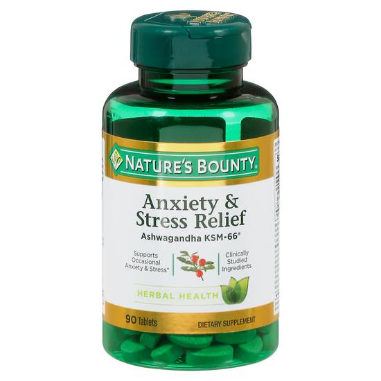 Nature's Bounty Anxiety & Stress Relief Tablets