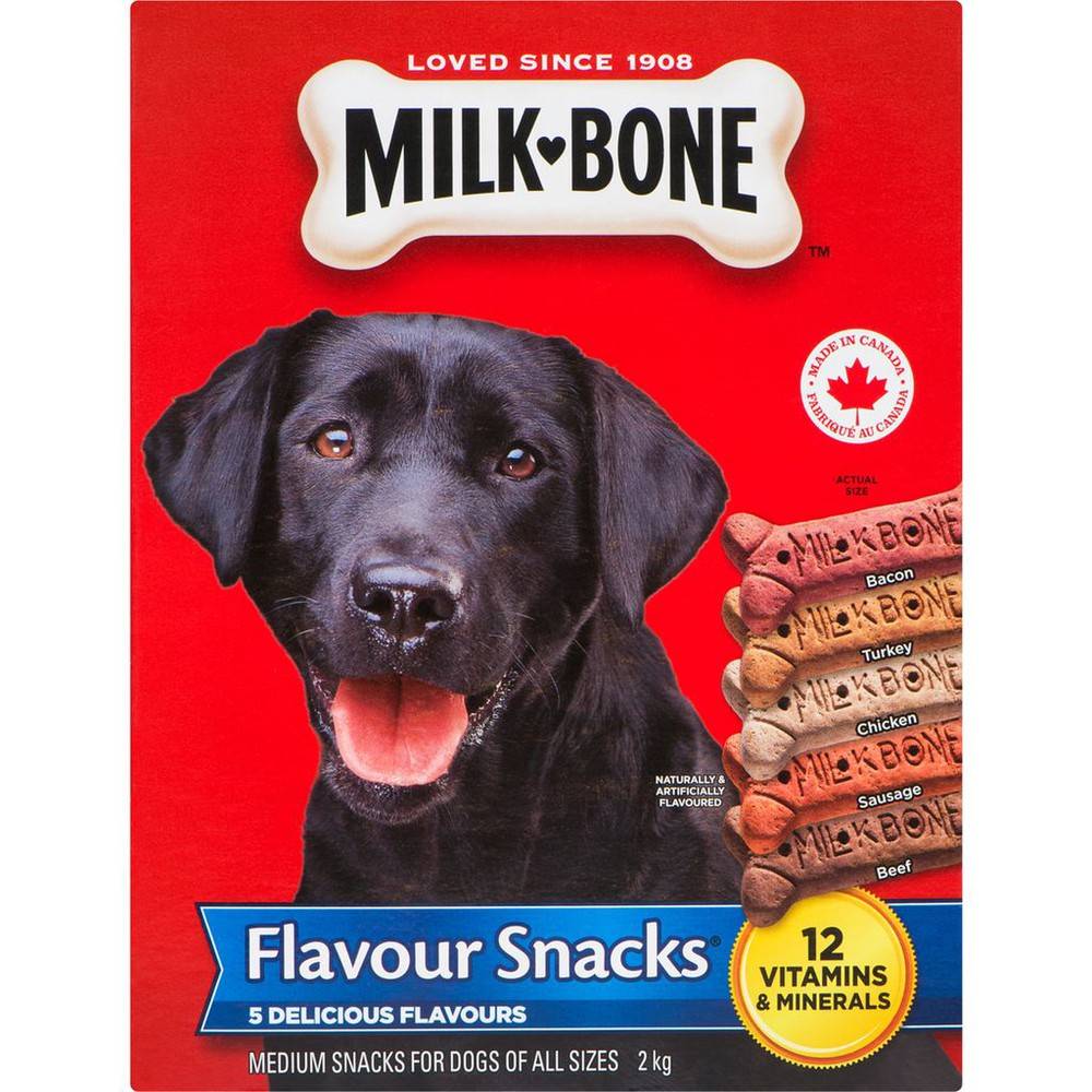 Milk-Bone Flavour Snacks Medium Dog Biscuits (2 kg)
