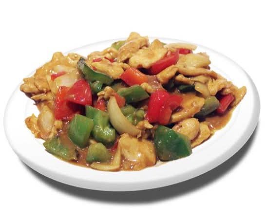 34. Curry Jaune au poulet ou bœuf avec riz / Chicken or Beef Yellow Curry with Rice / 黄咖喱鸡(牛)饭