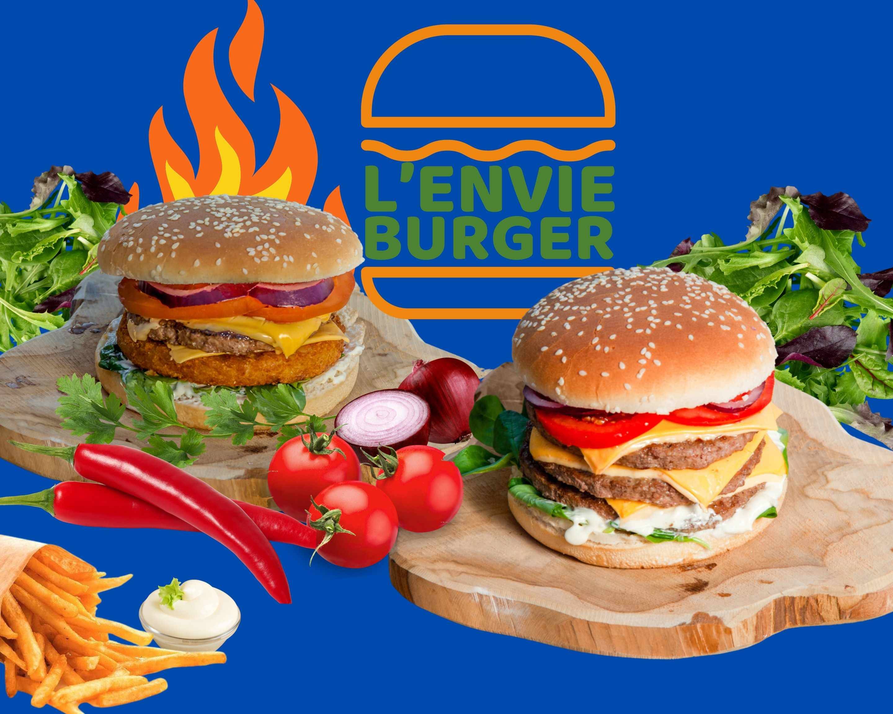 Livraison 🍔 L'Envie de Burger - Grenoble à Lyon - Menu et prix