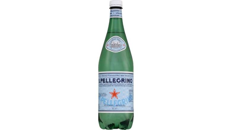 San Pellegrino Eau minérale naturelle gazeuse La bouteille de 1L