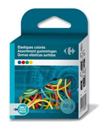 Carrefour - Elastiques en caoutchouc (50g)