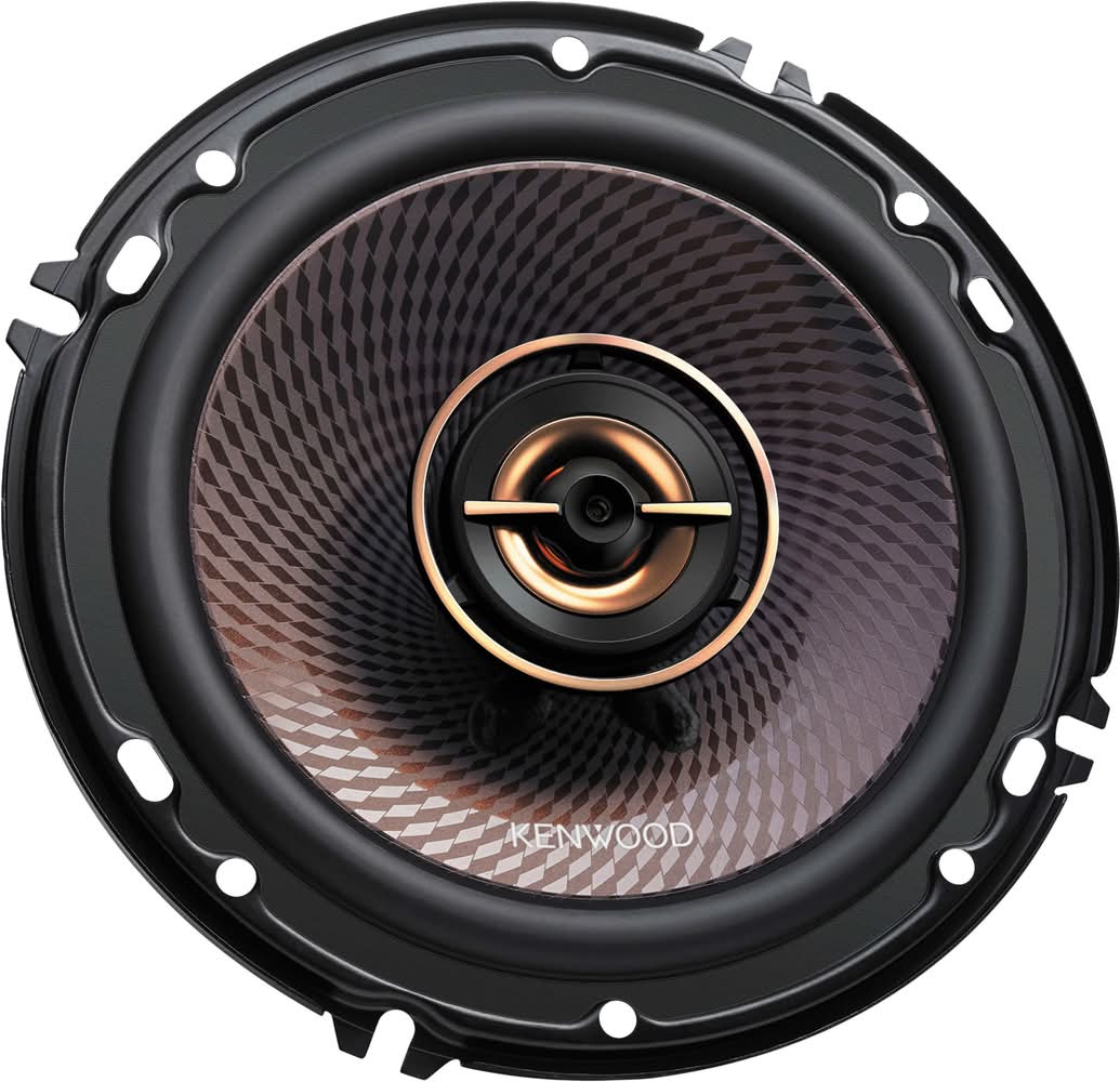 Kenwood - 6-1/2" 2-Way Car Speaker - Black