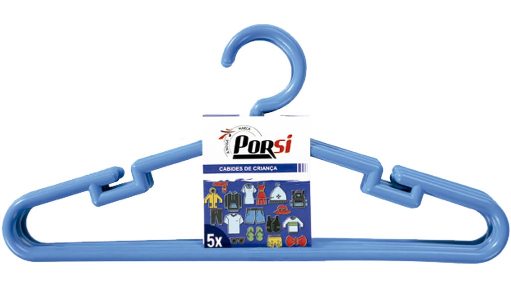 PorSi - Cabides para criança, 5 unidades