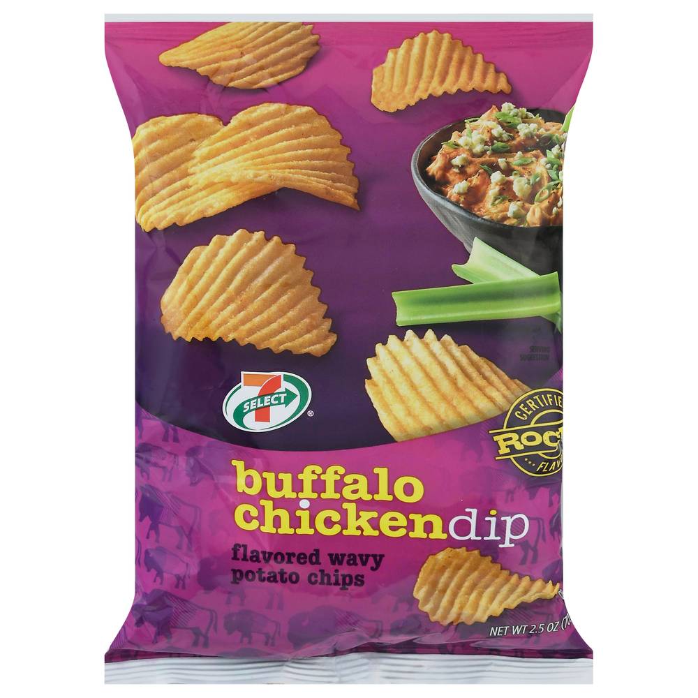 7-Select Buffalo Chicken Dip Potato Chips (2.5 oz)