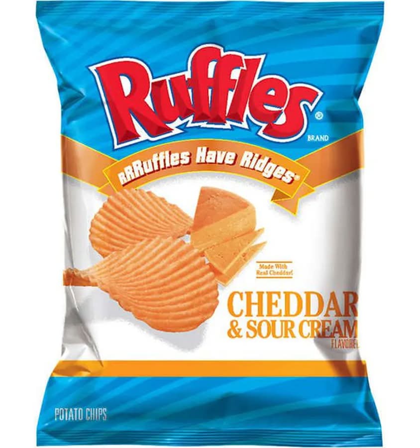 Ruffles Cheddar and Sour Cream Potato Chips