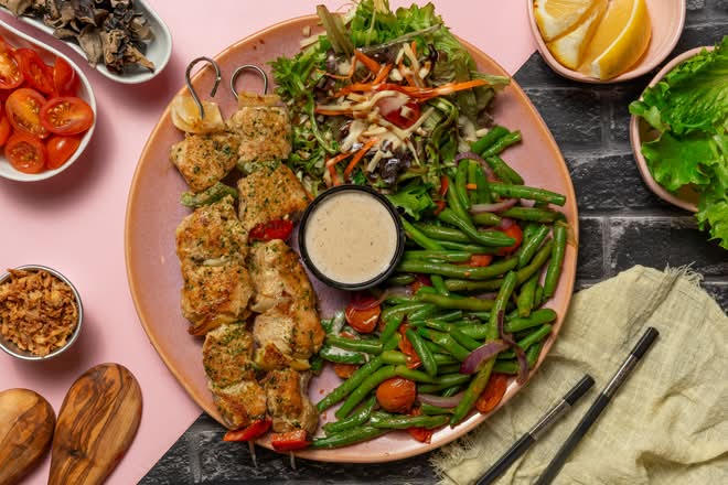 Brochettes de poulet
