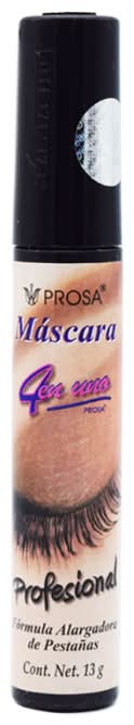 Prosa · Máscara de pestañas profesional 4 en 1, negro (13 g)