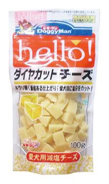 【DoggyMan】犬用Hello角切起司塊100g#20151553