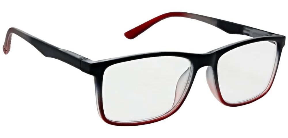 Magnifeye Red Square Ombre 2.0 Reading Glasses