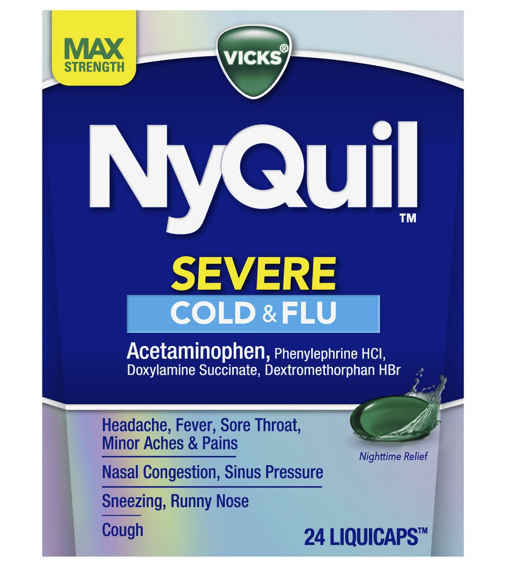 Vicks Severe Cold & Flu Liquicaps (24 ct)
