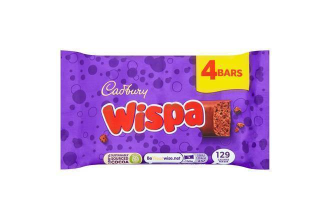 Cadbury Wispa Chocolate Bar 4 Pack