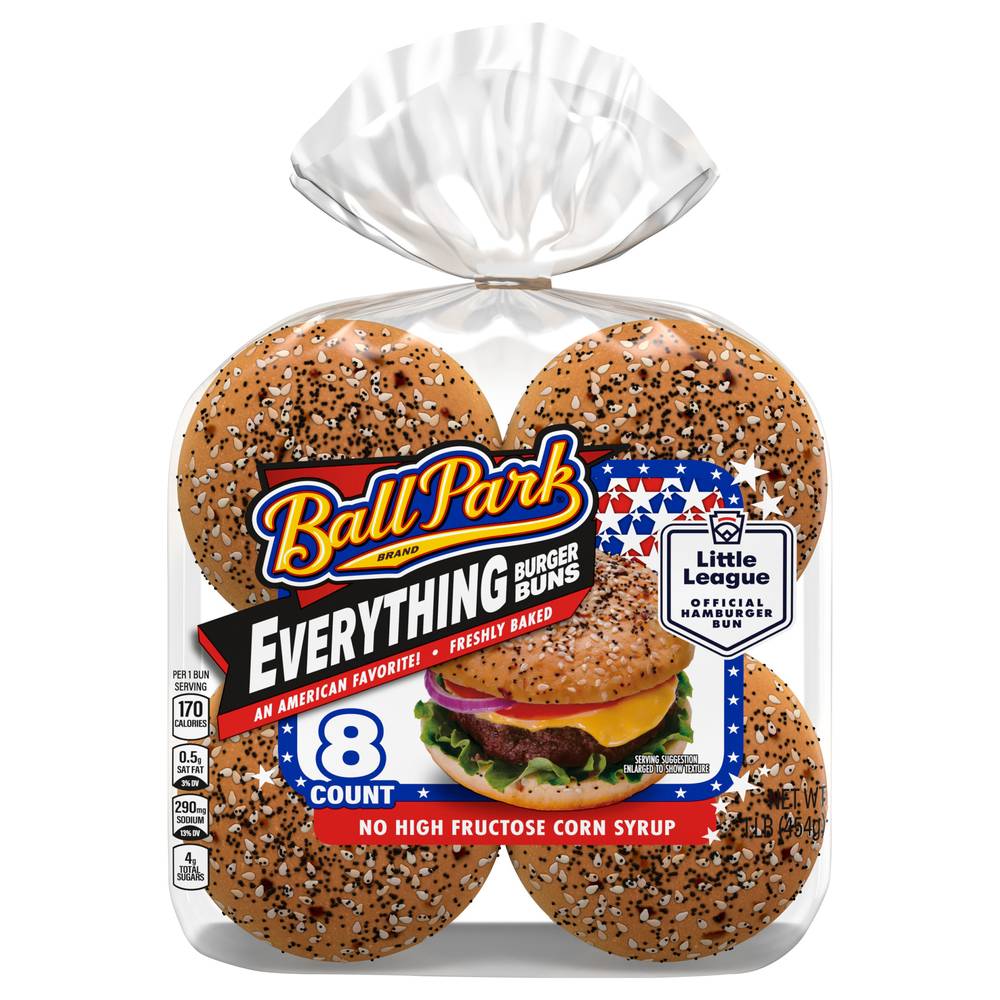 Ball Park Everything Burger Buns (8 ct)