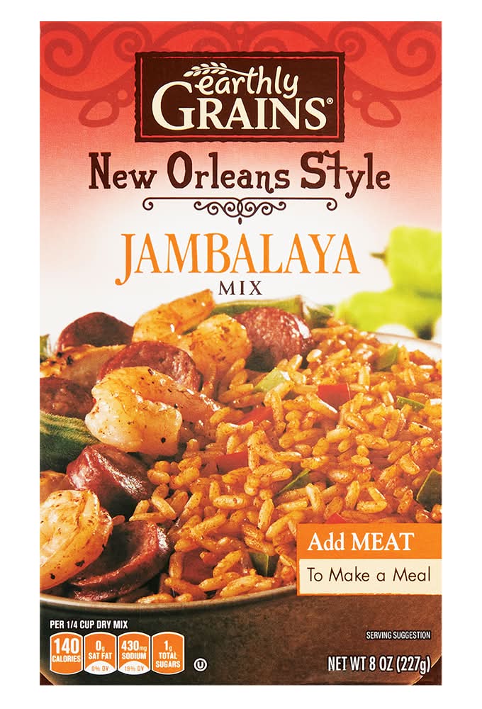 Earthly Grains Jambalaya Rice Mix, New Orleans Style (8 oz)