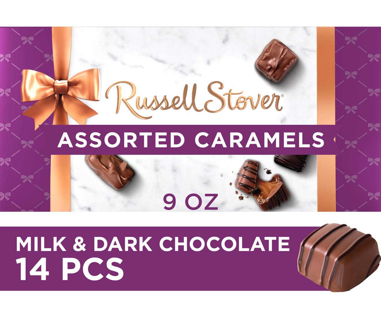 Russell Stover Assorted Caramels Milk & Dark Chocolate (7.88 lbs)