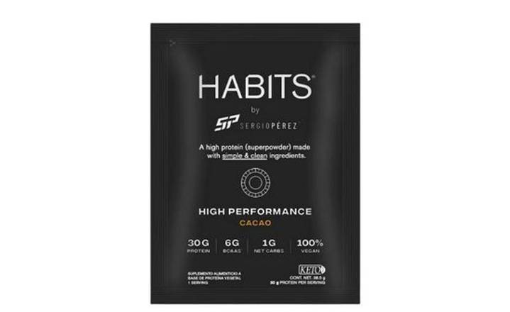 Sachet proteína sabor cacao High Performance Habits 38.5g