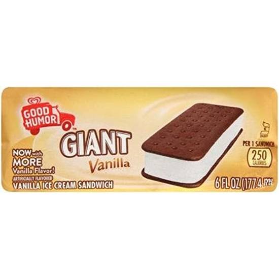 Good Humor, Giant Ice Cream Sandwich- Vanilla