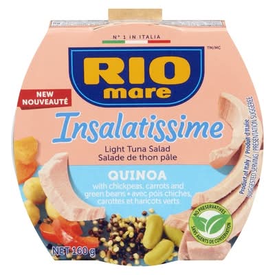 Rio Mare Salade Légère Au Thon Insalatissime Quinoa / Insalatissime Light Tuna Salad, Quinoa 160.0 G