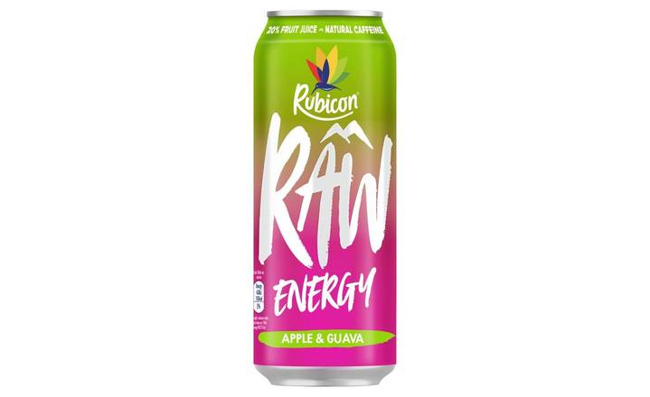Rubicon Raw Energy Apple Guava 500ml (406237)
