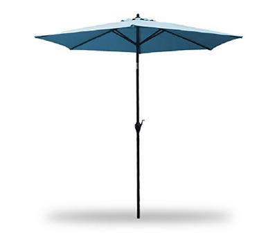 Real Living 9' Legion Round Tilt Market Patio Umbrella (blue)