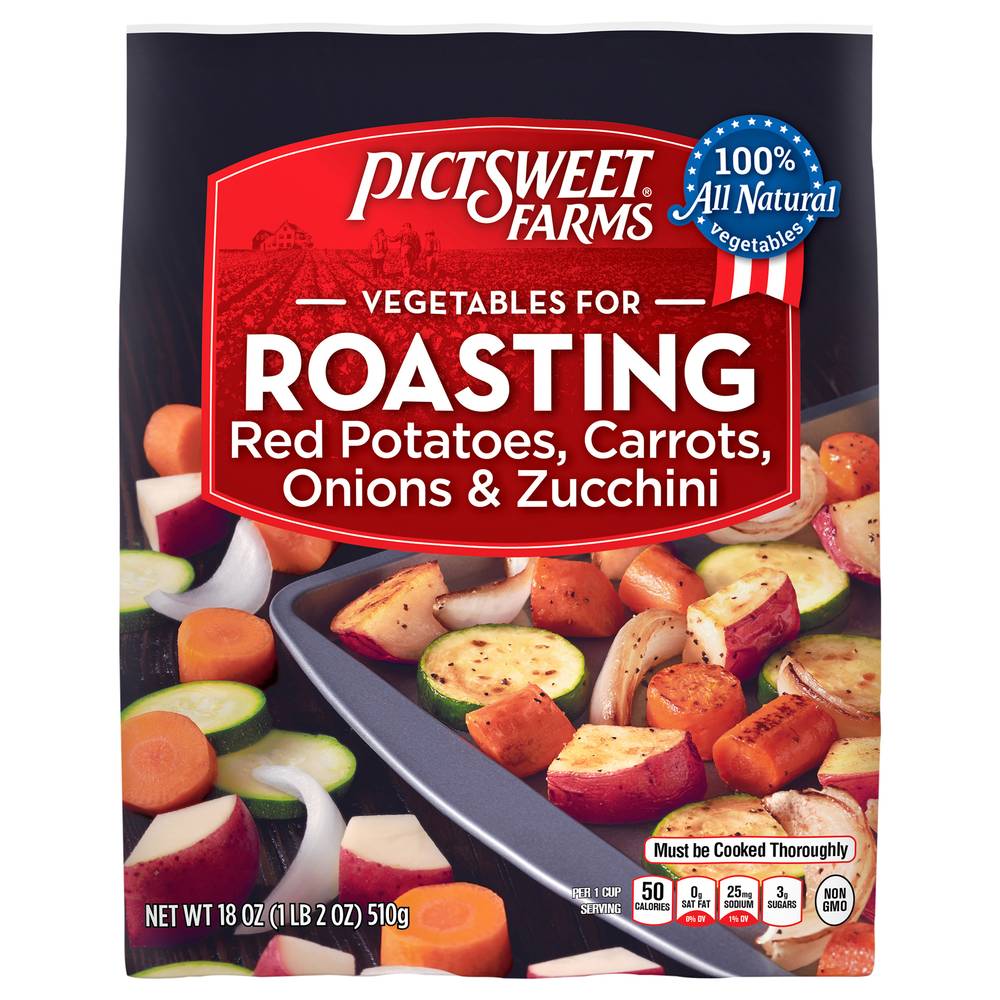 Pictsweet Farms Vegetables For Roasting Red Potatoes Carrots Onions & Zucchini