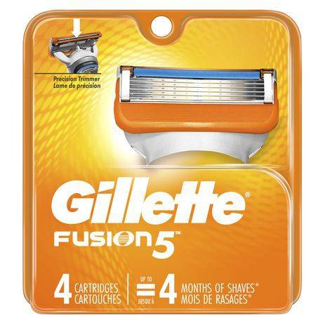 Gillette Fusion5 Men's Razor Blades Refills (4 units)