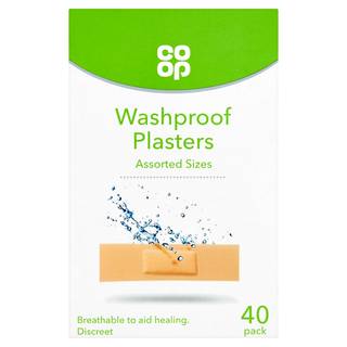 Co-op 40 Washproof Plasters