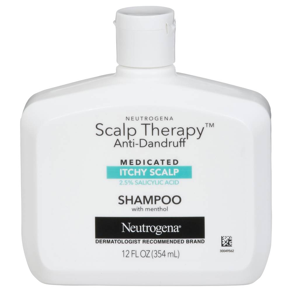 Neutrogena Scalp Therapy Medicated Itchy Scalp Anti-Dandruff Shampoo With Menthol (12 fl oz)