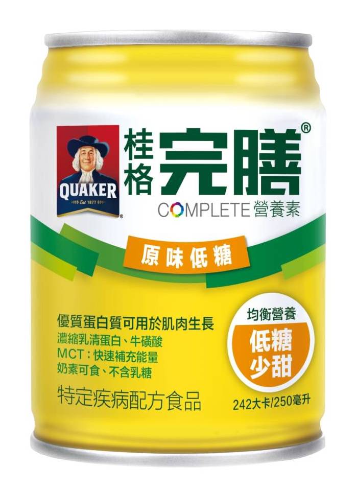 桂格 完膳營養素 原味低糖 250ml #133083