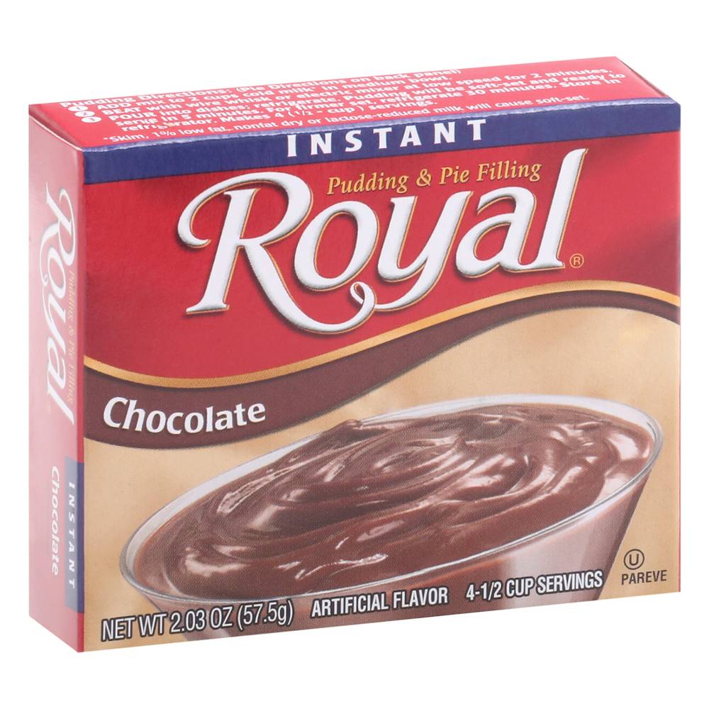 Royal Instant Chocolate Pudding & Pie Filling (4 ct,0.5 oz)